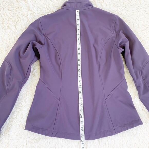 EDDIE BAUER Purple Soft Shell Fleece Lined Jacket size Small - Picture 10 of 11
